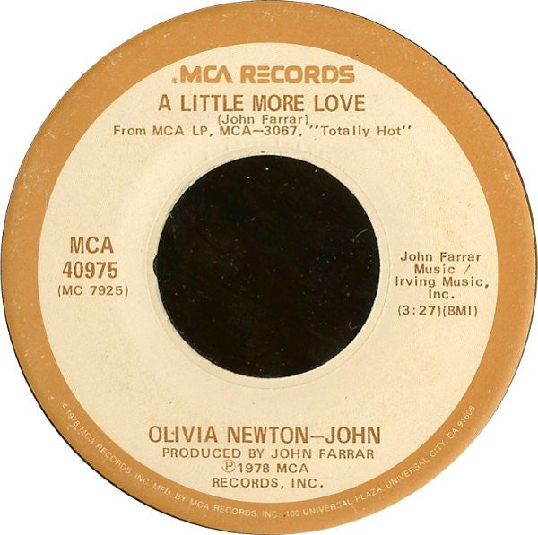 Olivia Newton-John- A Little More Love/Borrowed Time