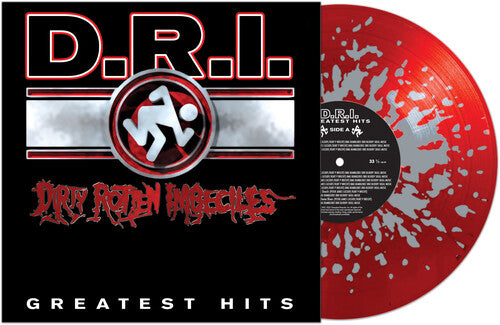 D.R.I.- Greatest Hits (Red/Silver Splatter) - Darkside Records