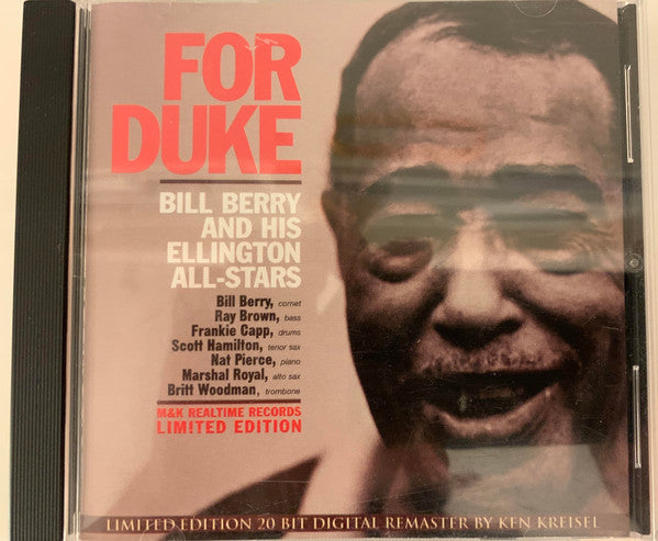 Bill Berry And His Ellington All-Stars- For Duke - Darkside Records