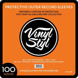Vinyl Styl 7" Poly Sleeves - 100 CT - Darkside Records