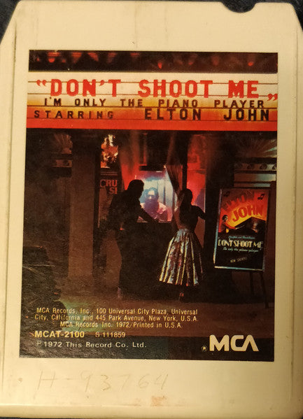Elton John- Don't Shoot Me I'm Only The Piano Player - Darkside Records