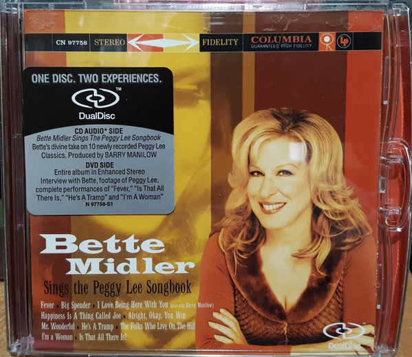 Bette Midler- Sings The Peggy Lee Songbook (Dual Disc) - Darkside Records