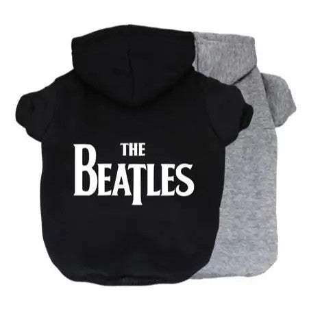 The Beatles Dog Hoodie (Gray Colored Hoodie)