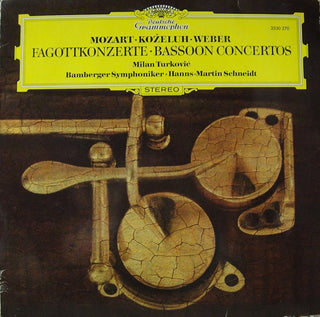 Mozart/Kozeluh/Weber- Fagottkonzerte (Bassoon Concertos) Bamberger Symphoniker (Milan Turkovic, Bassoon) - Darkside Records