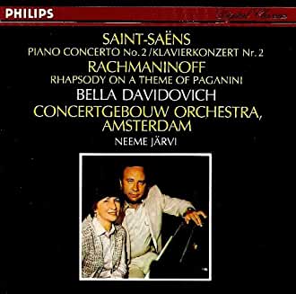 Saint-Saens/ Rachimanioff- Piano Concerto No. 2/ Rhapsody On A Theme Of Pagini (Neeme Jarvi, Conductor) - Darkside Records