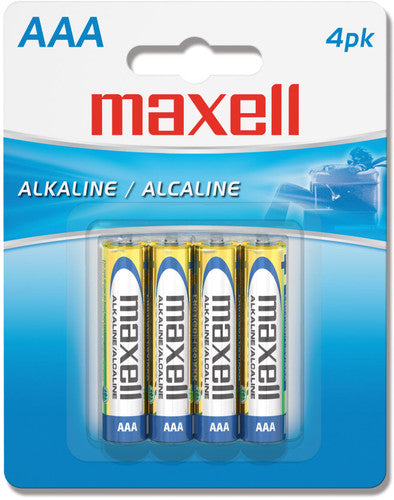 Maxell AAA Alkaline Battery 4pk