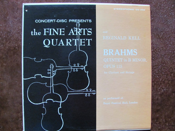 Brahms- Quartet In B Minor (The Fine Arts String Quartet) - Darkside Records