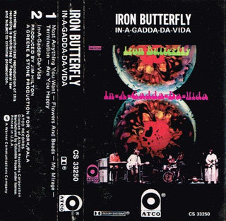 Iron Butterfly- In-A-Gadda-Da-Vida (Used Cassette)