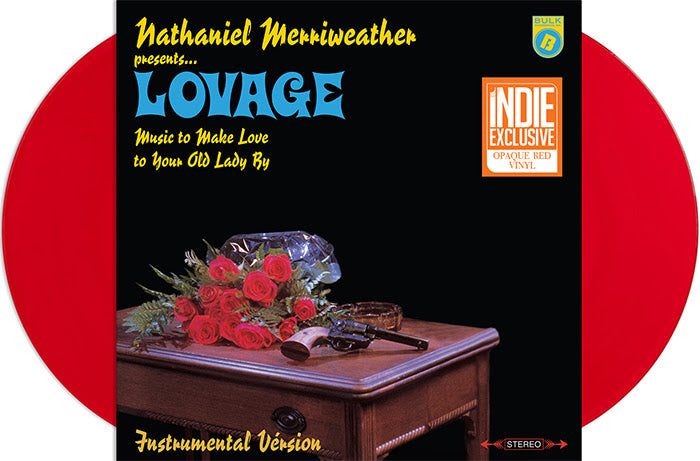 Nathaniel Merriweather/Lovage- Music To Make Love To Your Old Lady By INSTRUMENTALS  (RSD Essential Opaque Red Rose Vinyl) - Darkside Records