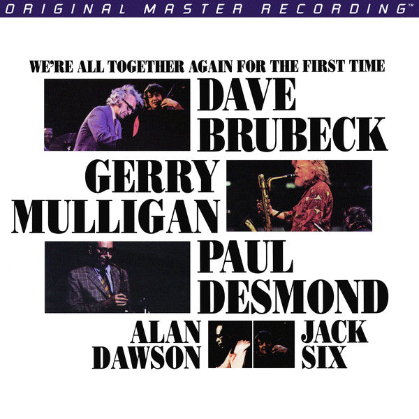 Dave Brubeck- We're All Together Again For The First Time (1994 MoFi)(Anadisq 200g)(#3111) - Darkside Records