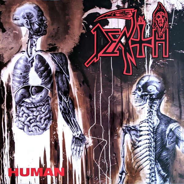 Death- Human (Gold w/ White/Red/Blue Butterfly Effect)(2021 Reissue) - DarksideRecords