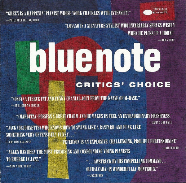 Various- Blue Note Critics Choice - Darkside Records