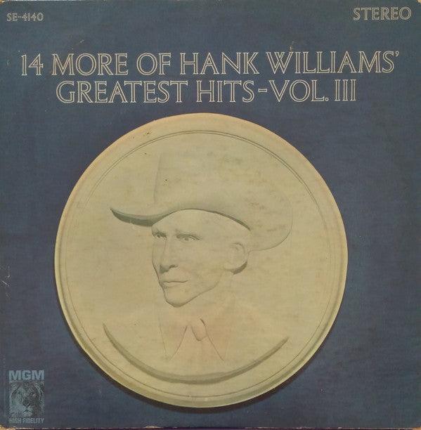 Hank Williams- Greatest Hits Vol III - DarksideRecords