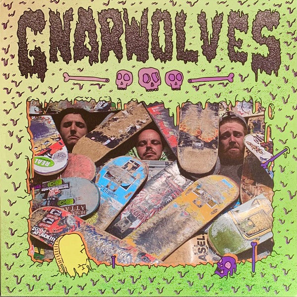 Gnarwolves- Gnarwolves (Green/Orange/Reddish-Brown)(Spine Damage) - Darkside Records