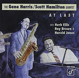 Gene Harris/ Scott Hamilton Quintet- At Last - Darkside Records