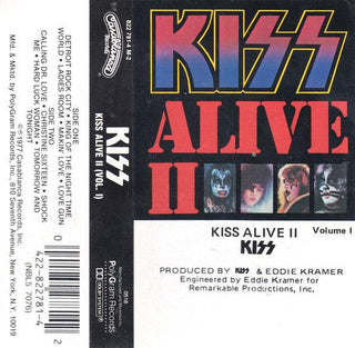 Kiss- Alive II (2 Cassette) - Darkside Records