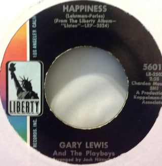 Gary Lewis And The Playboys- Has She Got The Nicest Eyes / Happiness - Darkside Records