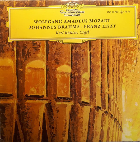 Mozart, Brahms, Liszt- Mozart, Brahms, Liszt (Karl Richter, Organ) - Darkside Records