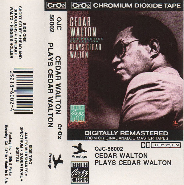 Cedar Walton- Plays Cedar Walton - Darkside Records