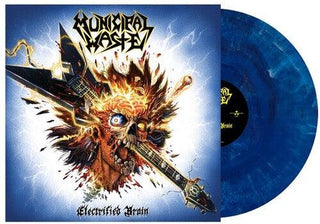 Municipal Waste- Electrified Brain (Blue Marble Vinyl) - Darkside Records