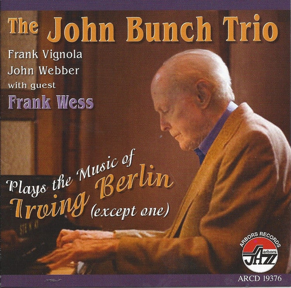 John Bunch Trio- Plays The Music Of Iving Berlin (Except One) - Darkside Records