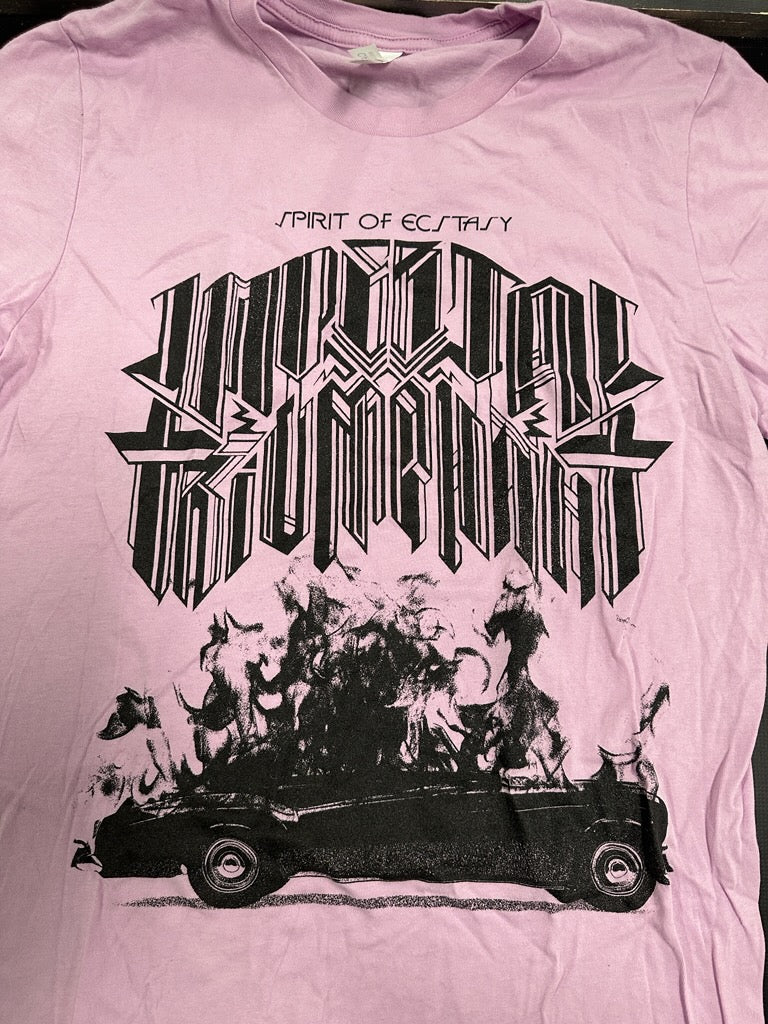 Imperial Triumphant Spirit Of Ecstasy Car T-Shirt, Pink, M