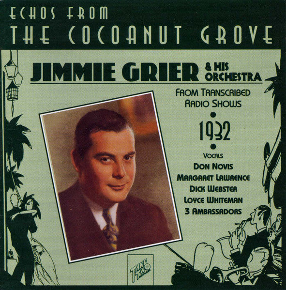 Jimmie Grier- Echoes From The Cocoanut Grove - Darkside Records