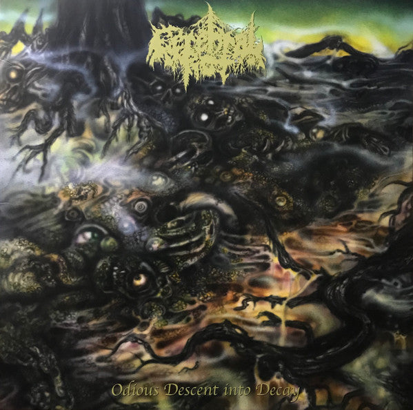 Cerebral Rot- Odious Descent Into Decay (Neon Green) - Darkside Records