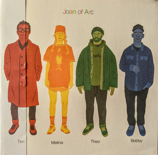 Joan Of Arc- Tim, Melina, Theo, Bobby (Blue Green & White Splatter)(Numbered) - Darkside Records