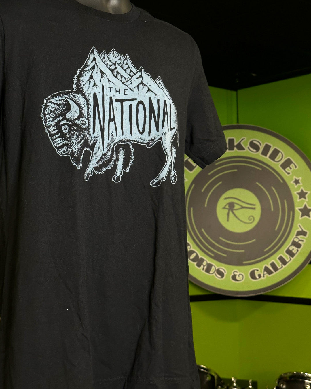 The National Bison Graphic T-Shirt, Blk, L - Darkside Records