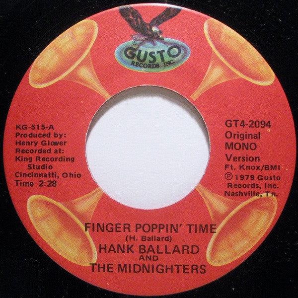 Hank Ballard And The Midnighters- Finger Poppin' Time / Let's Go Let's Go Let's Go - Darkside Records