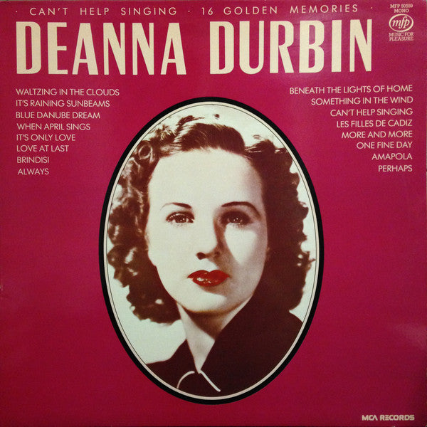 Deanna Durbin- Can't Help Singing (UK) - Darkside Records
