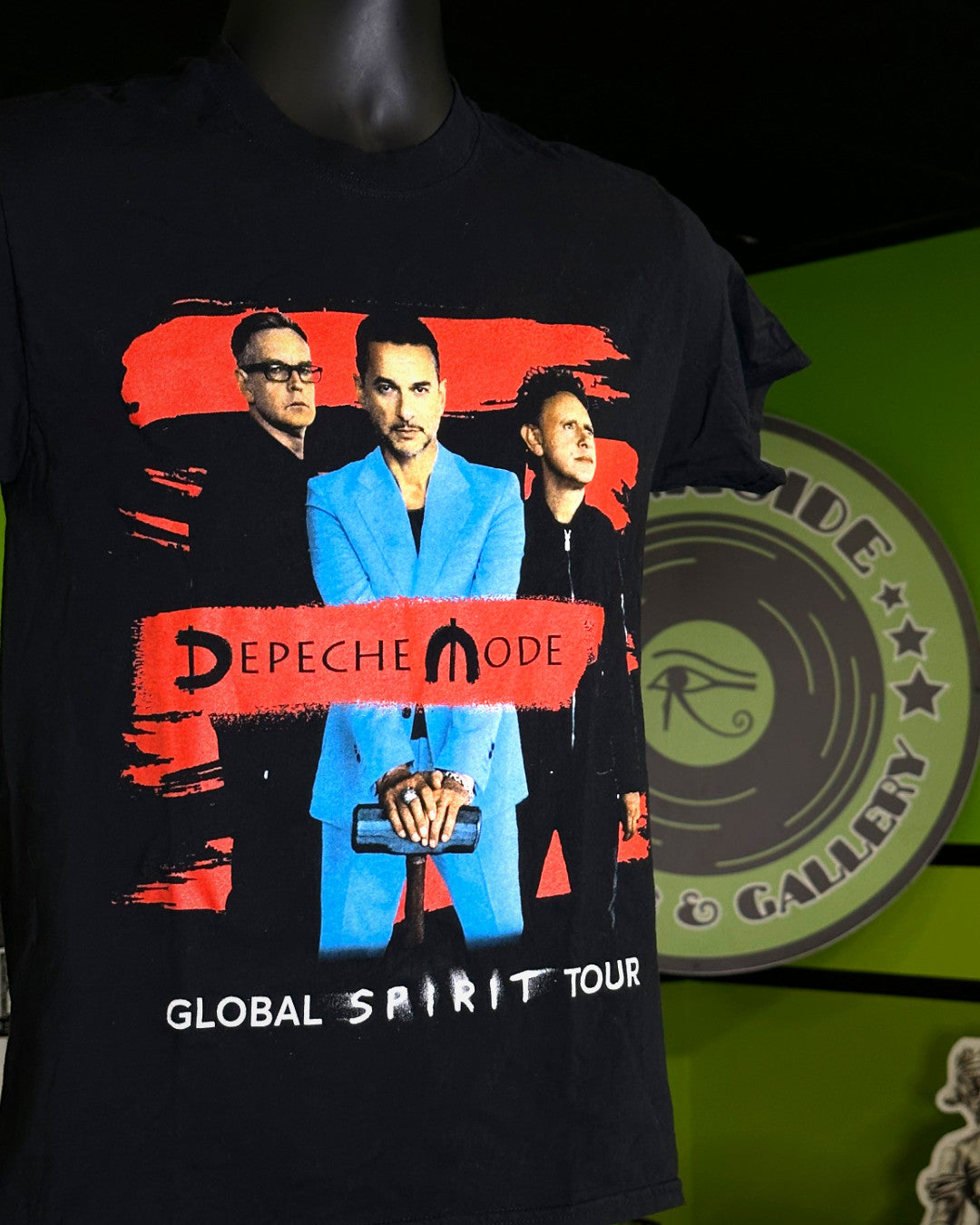 Depeche Mode 2017 Global Spirit Tour T-Shirt, Blk, S - Darkside Records