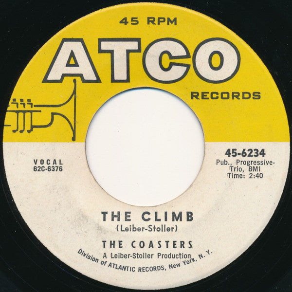 The Coasters- The Climb - Darkside Records
