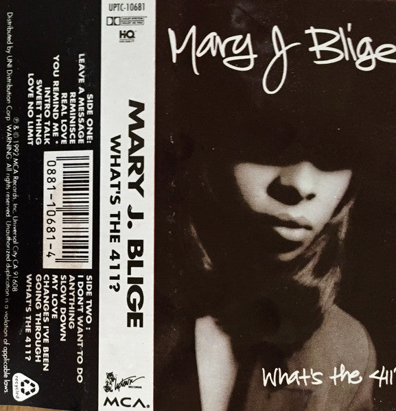 Mary J. Blige- What's The 411? - Darkside Records