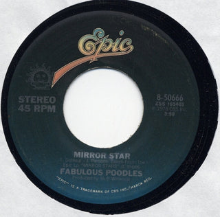 Fabulous Poodles- Mirror Star/The Photograher Blues