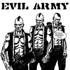 Evil Army / Bury The Living- Evil Army / Cleancut Paralyzed & Heroic (Coke Bottle Clear) - Darkside Records