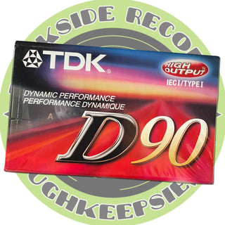 TDK D90 Normal Bias Blank Cassette - DarksideRecords