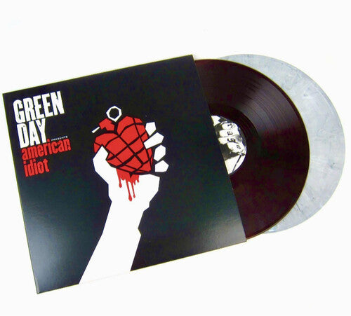 Green Day- American Idiot (2LP Red/White/Black) - Darkside Records