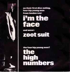 The High Numbers (THE WHO)- I'm The Face / Zoot Suit (UK Press) - Darkside Records