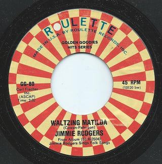 Jimmie Rodgers- Waltzing Matilda - Darkside Records
