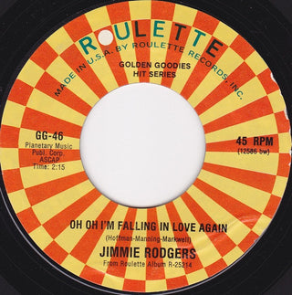 Jimmie Rodgers- Oh Oh I'm Falling In Love Again / Secretly - Darkside Records