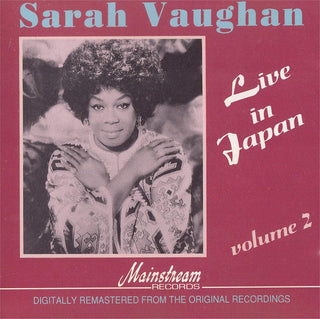 Sarah Vaughan- Live In Japan - Darkside Records
