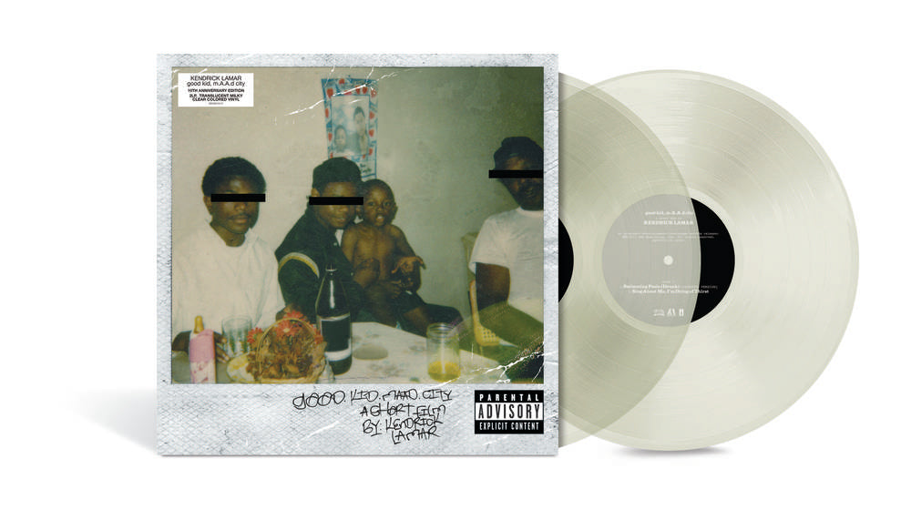 Kendrick Lamar- good Kid, M.A.A.D City (Clear Vinyl, Indie Exclusive, 10th Anniversary Edition) - Darkside Records