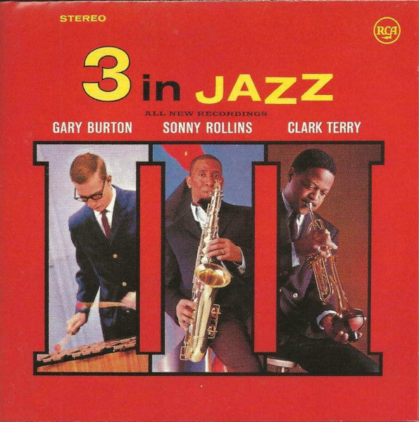 Gary Burton/ Sonny Rollins/ Clark Terry- 3 In Jazz - Darkside Records
