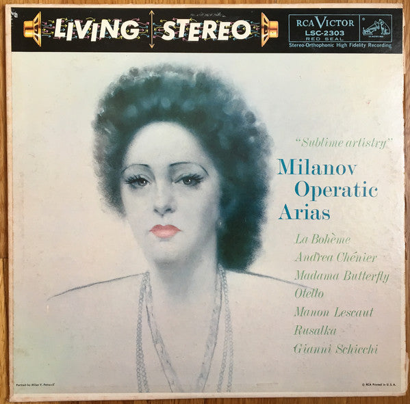 Milanov- Operatic Arias - Darkside Records