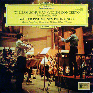 Piston/Schuman- Symphony No. 2/Concerto for Violin and Orchestra (Paul Zukofsky, Violin) - Darkside Records
