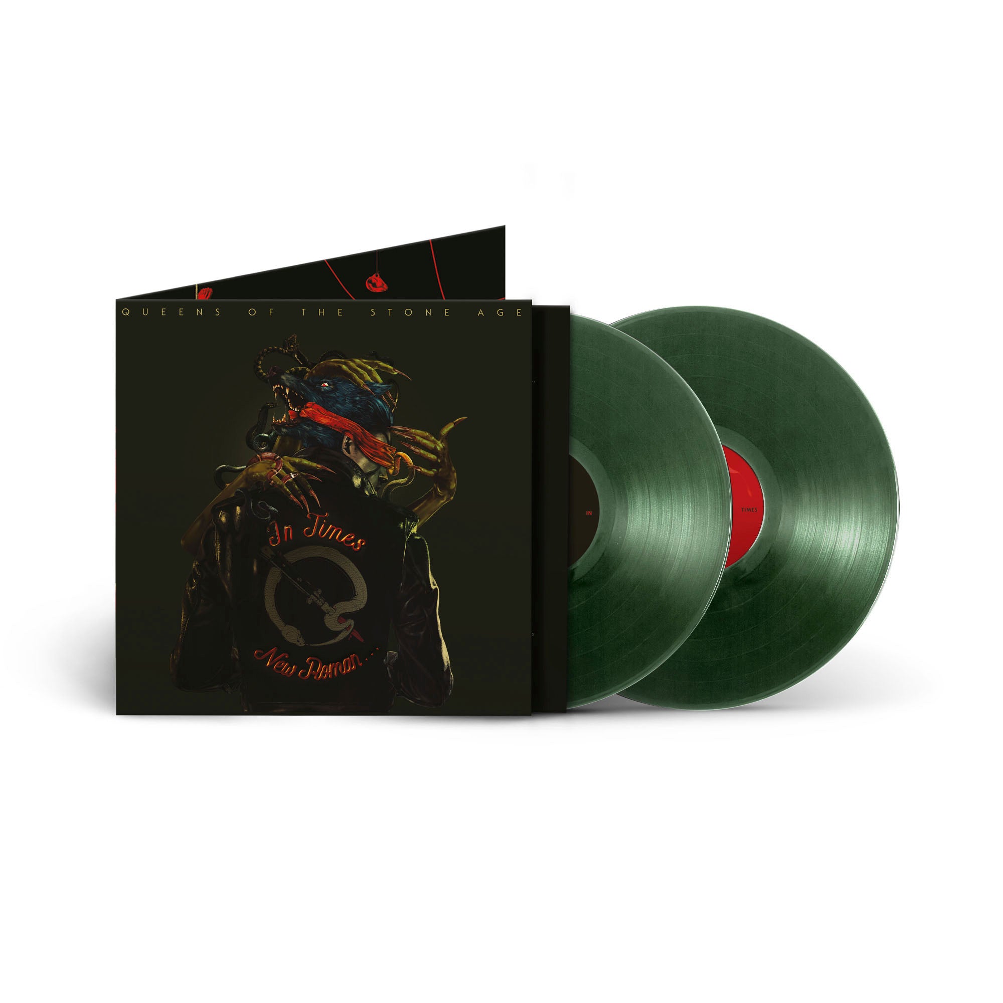 Queens Of The Stone Age- In Times New Roman... (Green Vinyl) (PREORDER) - Darkside Records