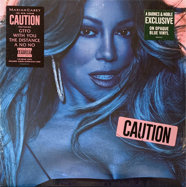 Mariah Carey- Caution (Opaque Blue) (Hype Stickers On Sleeve) - Darkside Records