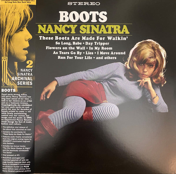 Nancy Sinatra- Boots (Blue Swirl)(Numbered 934/1000)(2021 Reissue) - Darkside Records